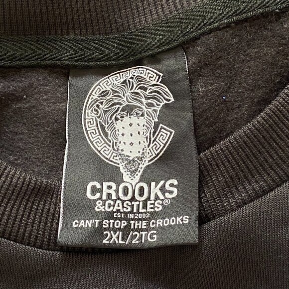 NWT Crooks & Castles Medusa Sweatshirt - Picture 8 of 10